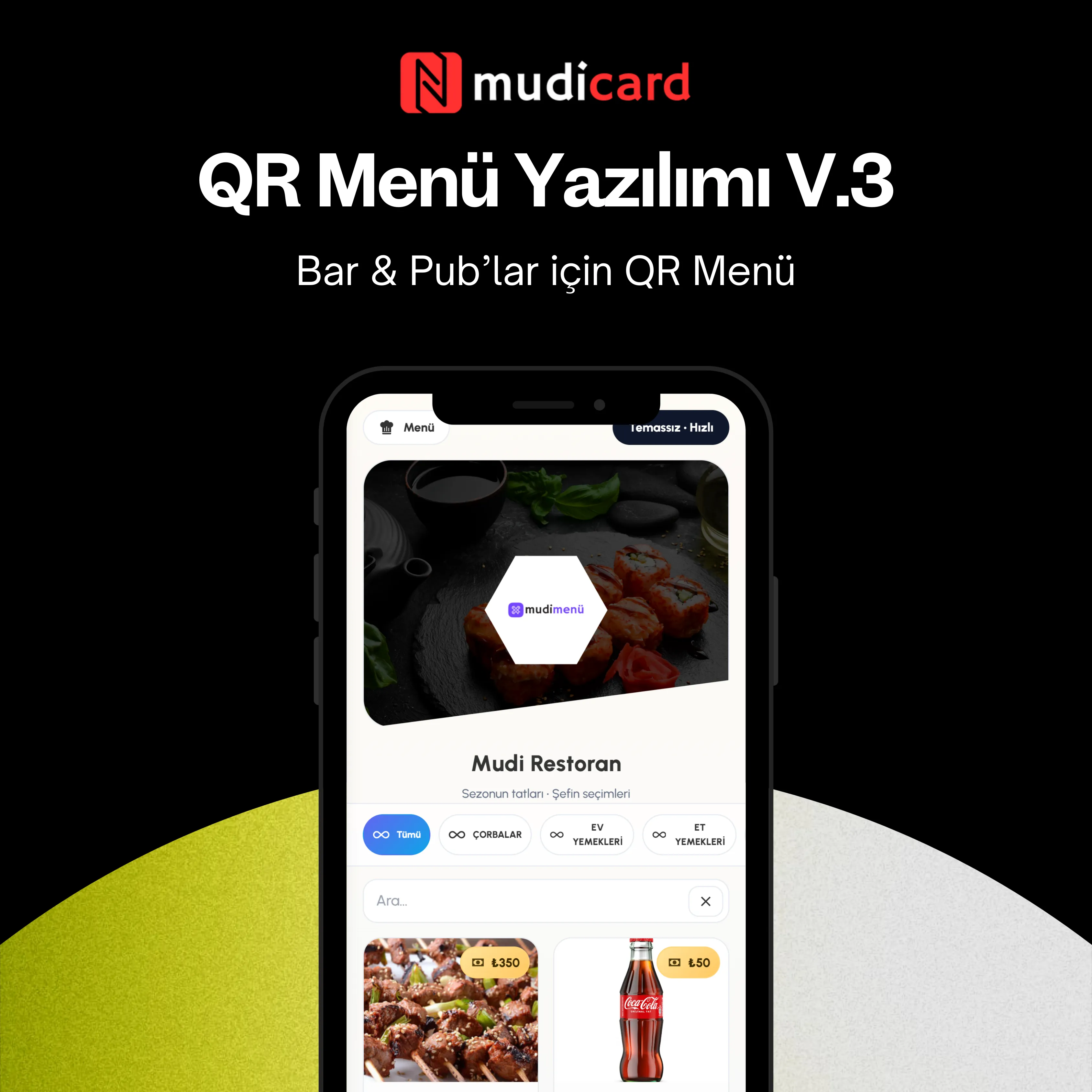 Bar Publar için Karekod QR Menü