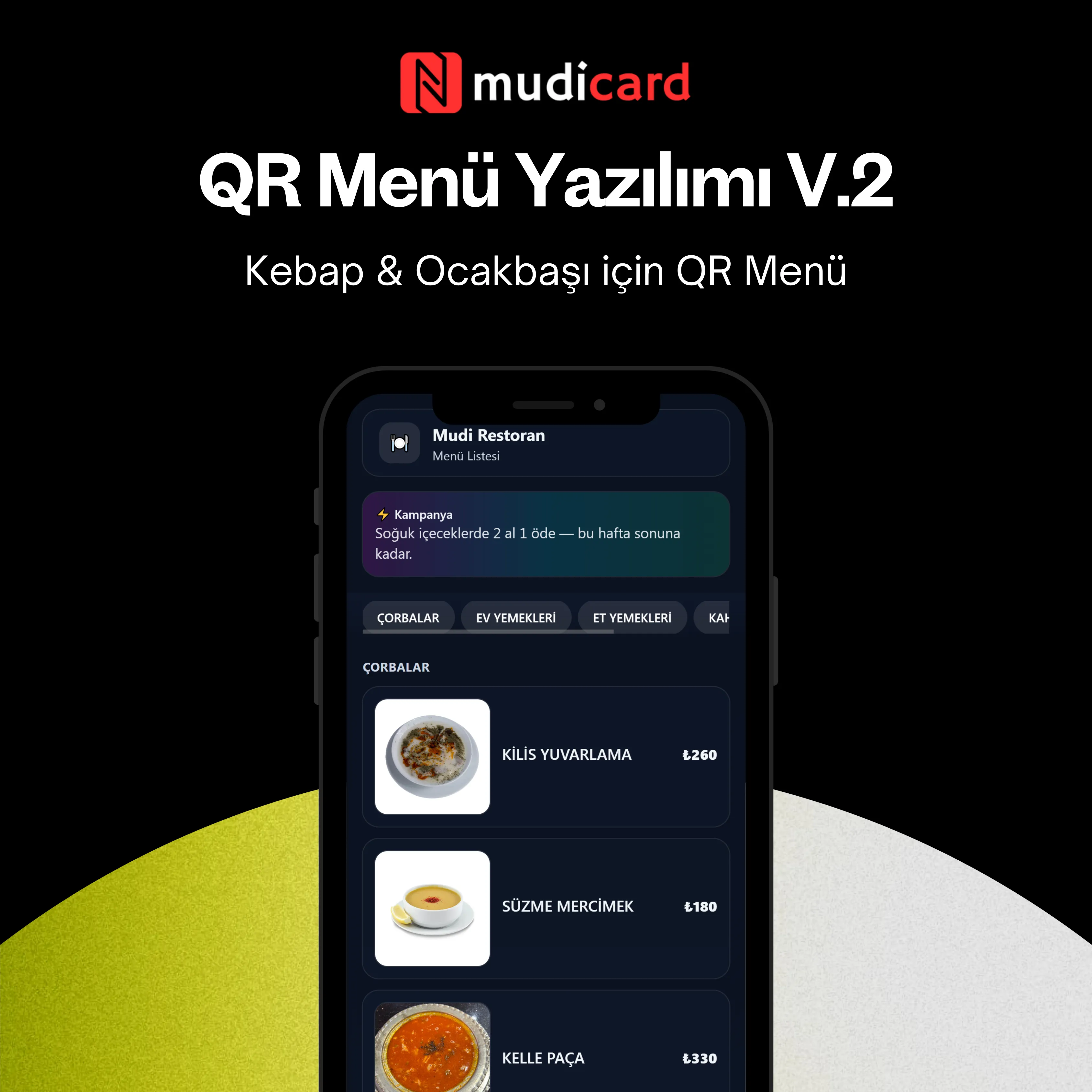 Kebap Ocakbaşı için QR Menü