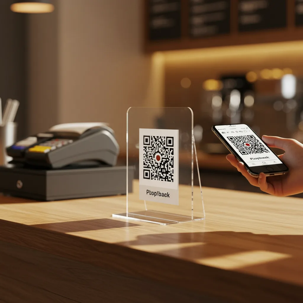 Masaüstü Pleksi QR Standı ile Hızlı Google Değerlendirme