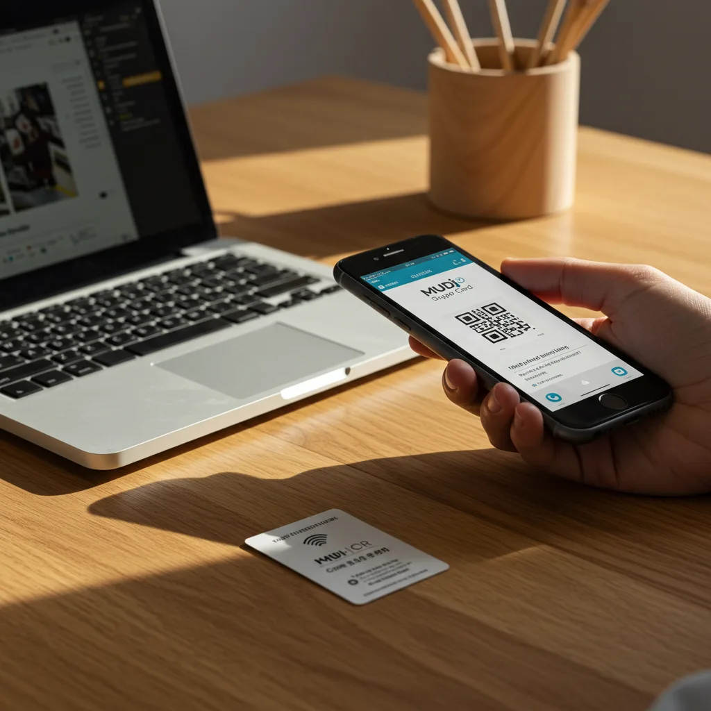 Mudi Süper Kart NFC QR Dijital Kartvizit ile Hemen Paylaş