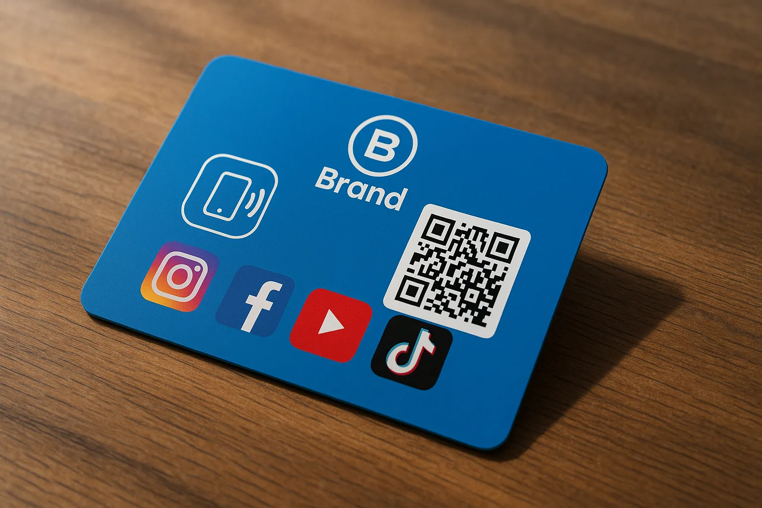 NFC ve QR Özellikli Sosyal Medya Takip Kartlarıyla Hızlı Takip